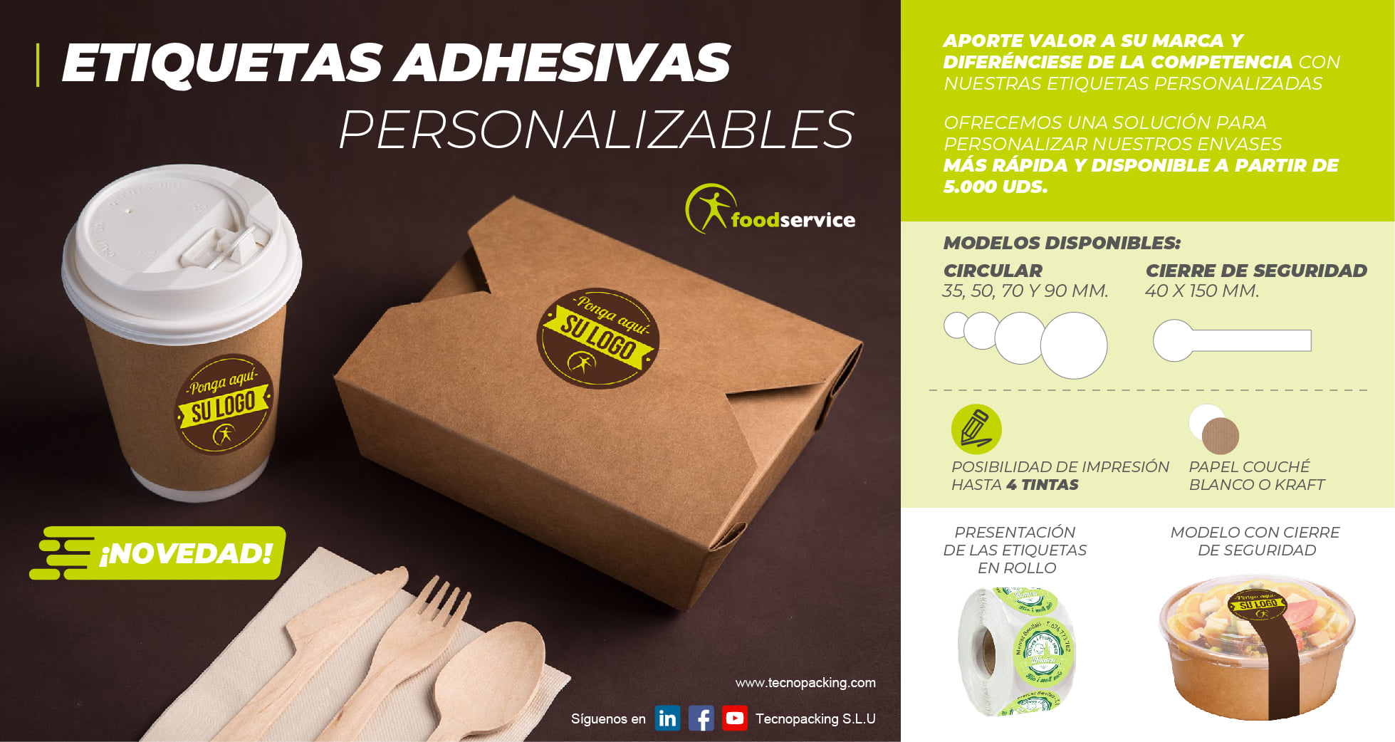 Etiquetas Adhesivas Personalizables