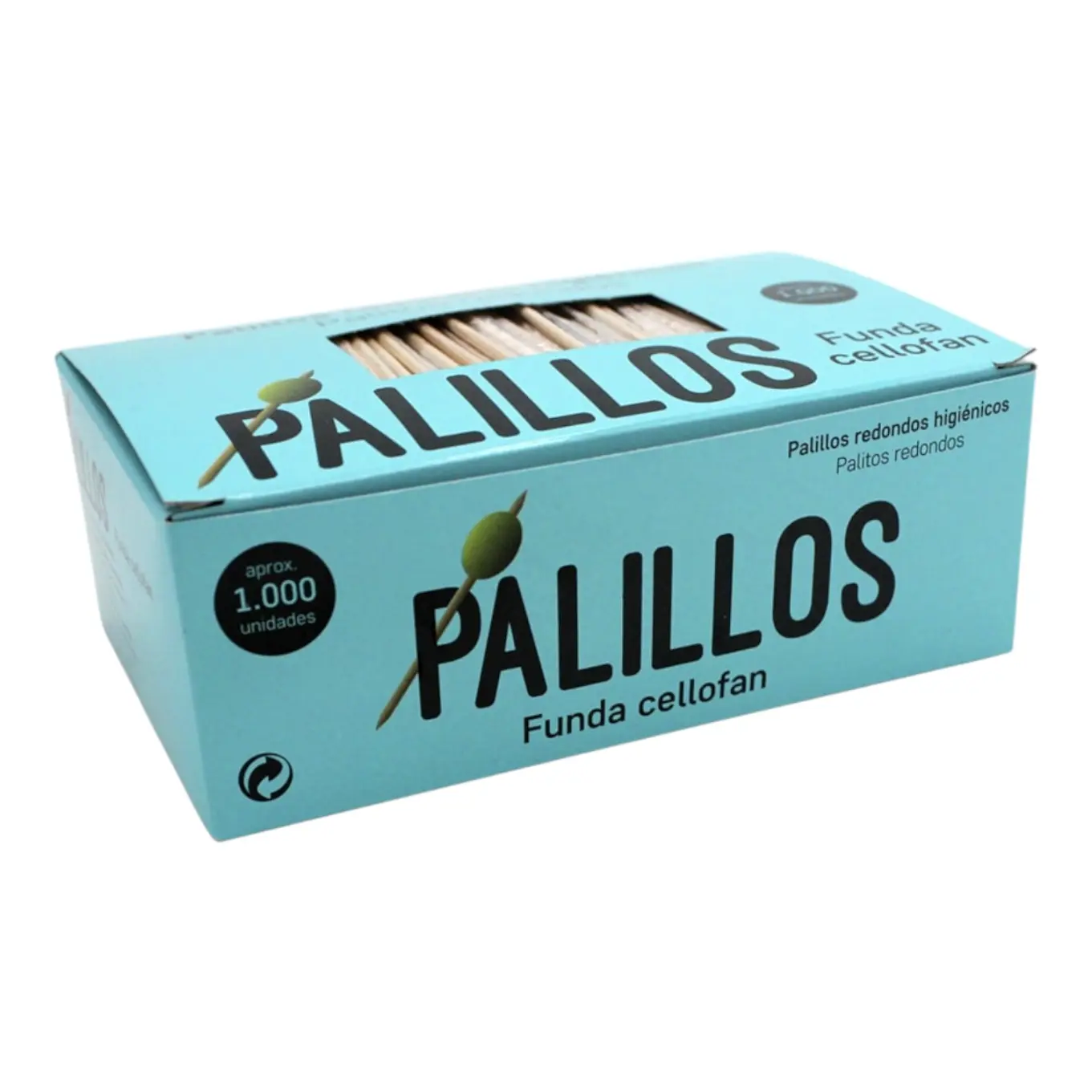 Palillos Redondos Funda Cellofan