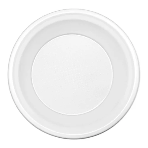 Platos Blancos PS Reutilizables