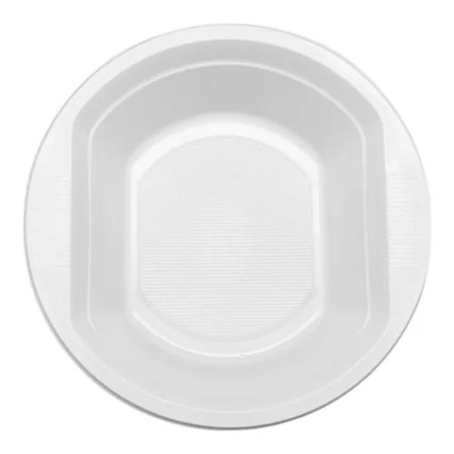 Platos Blancos PS Reutilizables