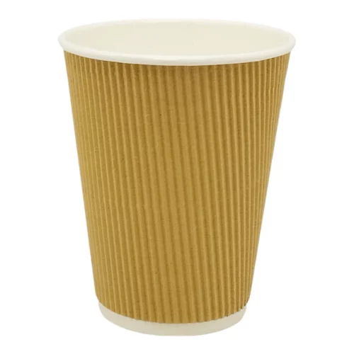 Vasos de Papel Doble Capa de Cartón Corrugado
